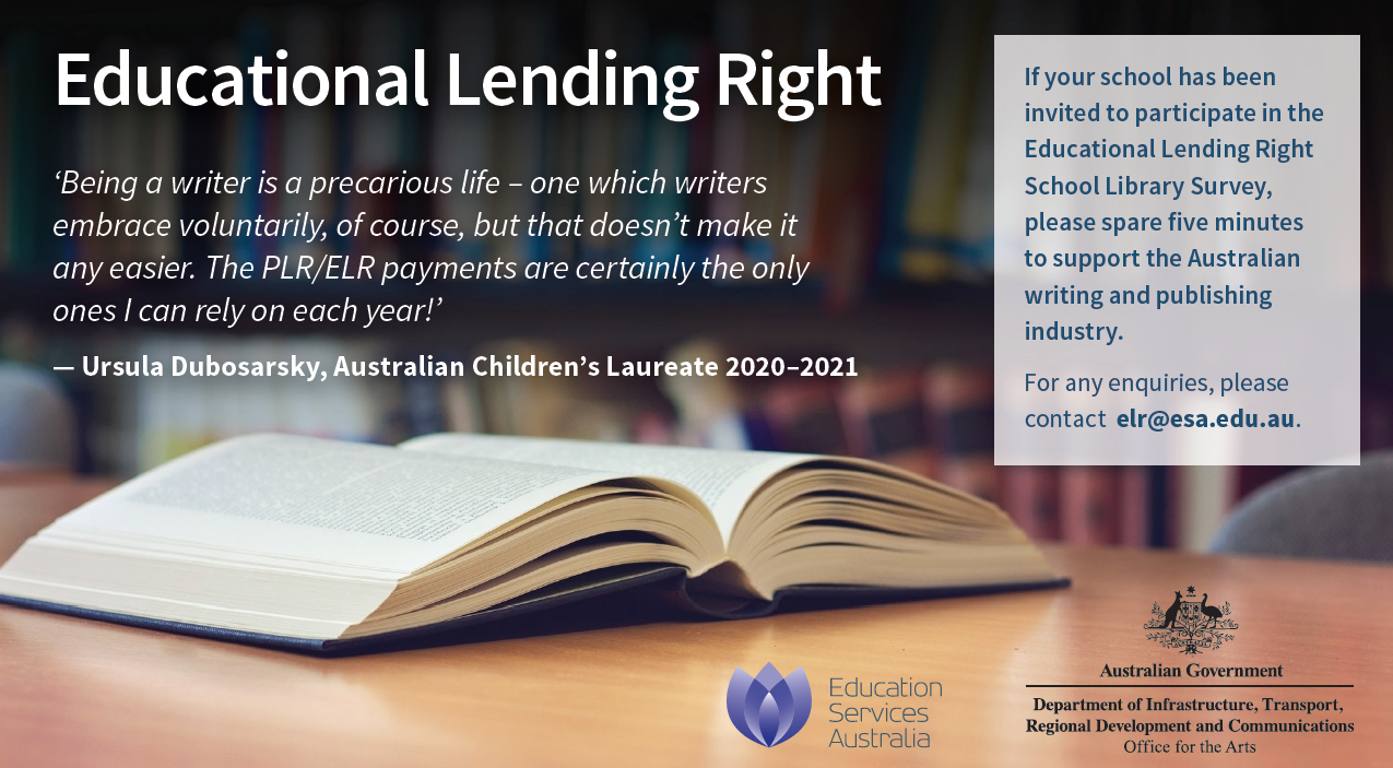 Educational lending Right (ELR) advert