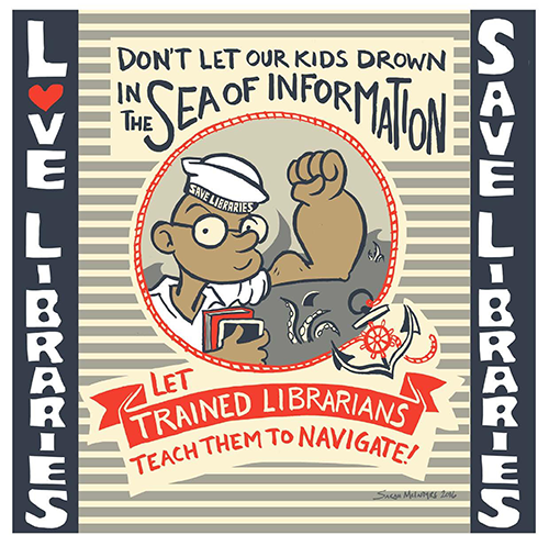 Love Libraries, Save Libraries Poster