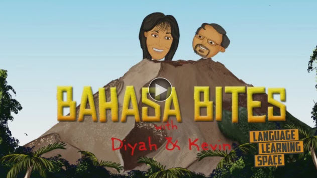 Screenshot of a video called Bahasa Bites