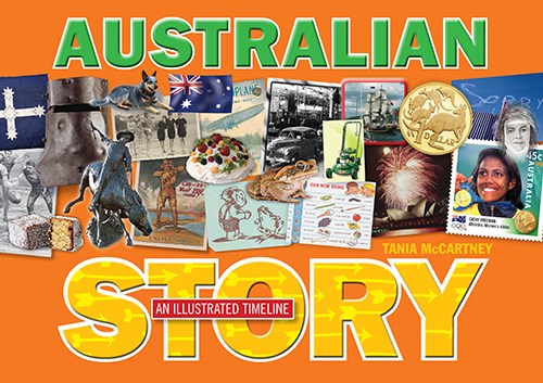 Cover of Australian Story: Illustrated Timeline by Tania McCartney