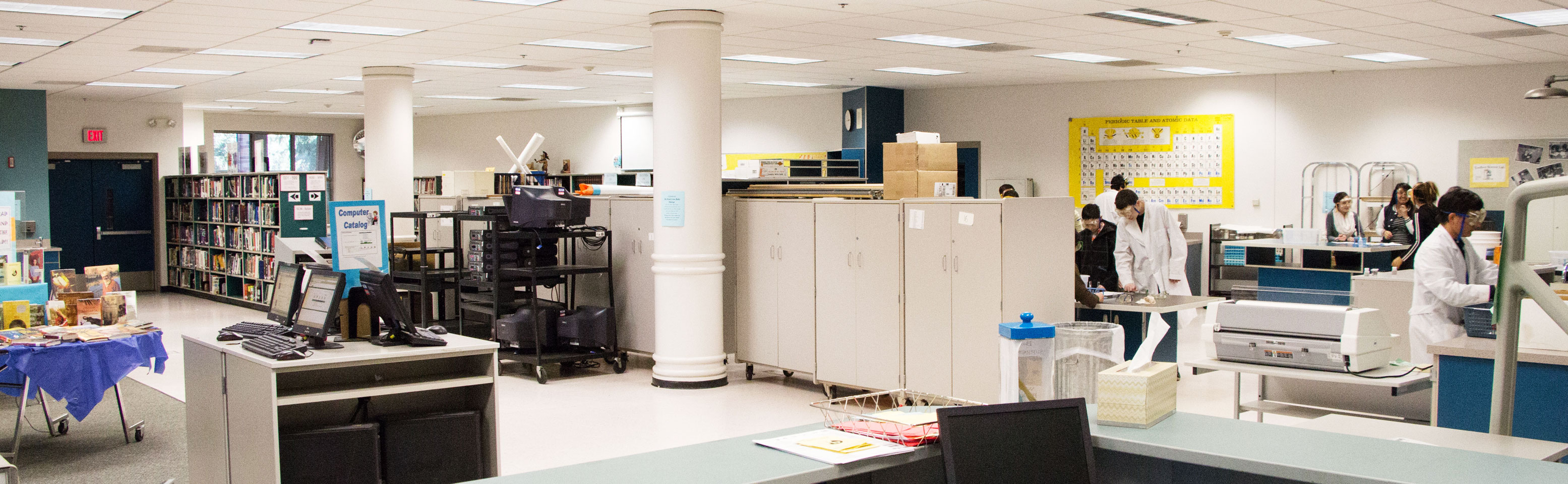 A new type of library space where books and technology share floorspace