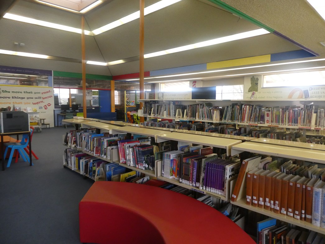 Non-fiction space in a school library