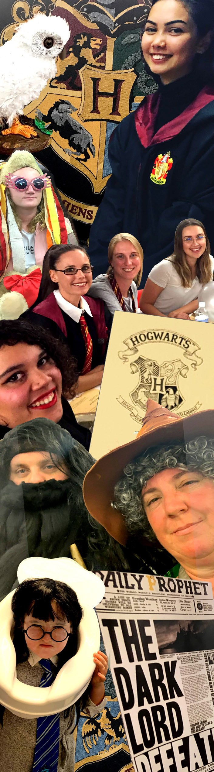 Harry Potter themed event in school library