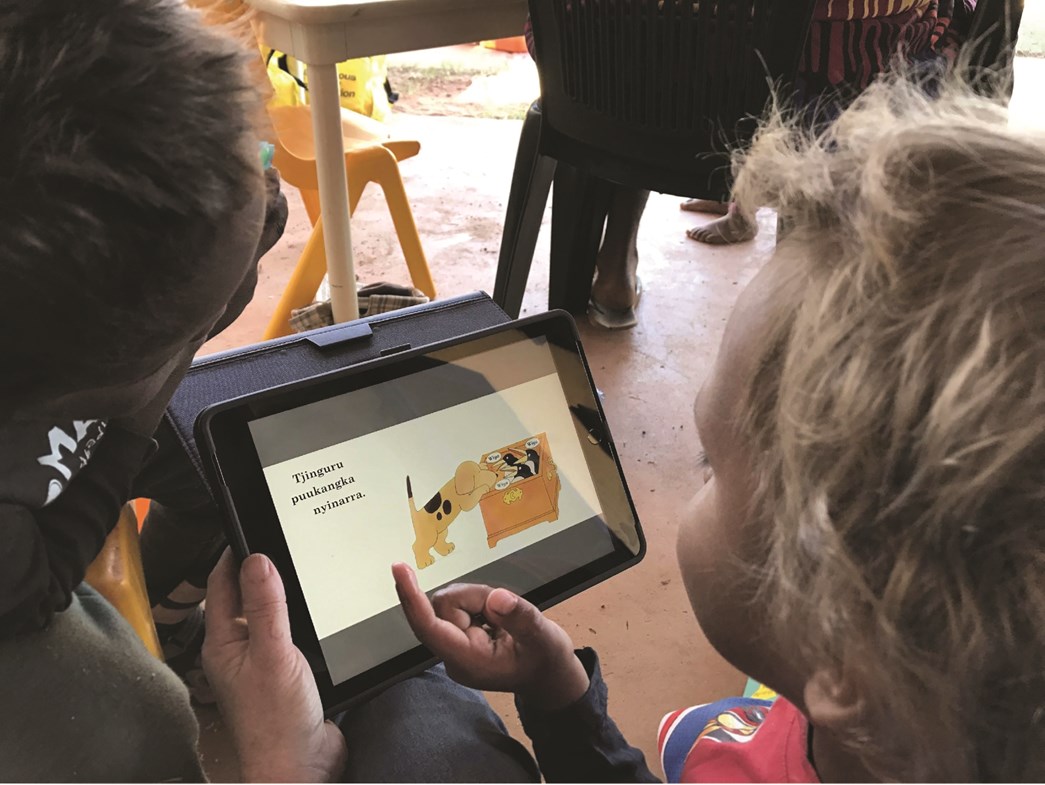 Ebook produced by Pearson Australia in partnership with the Indigenous Literacy Foundation, Book Buzz and Penguin Random House UK to provide Where’s Spot? in-language for remote First Nations communities in WA.