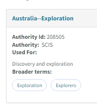 Australia--Exploration example